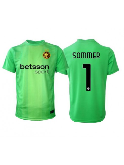 Inter Milan Yann Sommer #1 Torwart Ausweichtrikot 2025-26 Kurzarm Inter Milan Yann Sommer #1 Torwart Ausweichtrikot 2025-26 Kurzarm